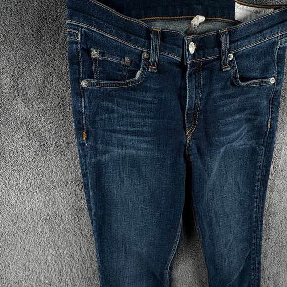 Rag & Bone Size 27x31 Women Blue Denim Dark Wash Jeans Cotton Blend W1502K520 - Picture 2 of 14